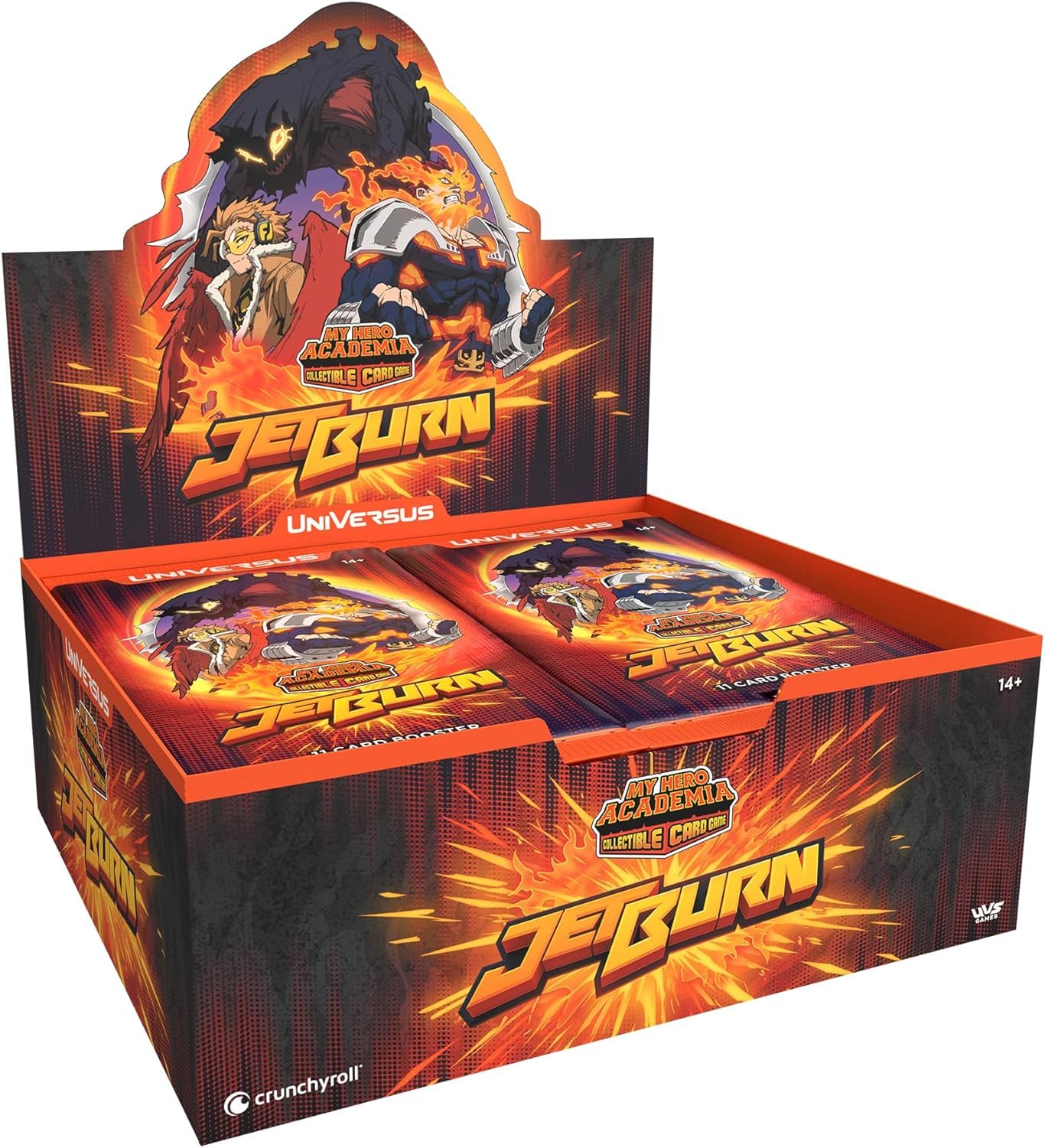 英語版　Universus My Hero Academia 未開封BOX Amazon.com: My Hero Academia Collectible Card Game Set 6: Jet Burn